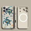 For iPhone 17 Pro Max Case Shark Whale Marine Life Pattern Magnetic For Magsafe Soft Cover For iPhone 16 15 14 13 Pro Max 17E 16E