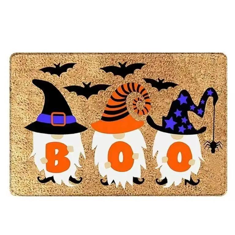American Halloween Decorative Doormat Anti-Slip Foot Mat Home Bathroom Toilet Floor Mat for Entrance Hall Home Decoration