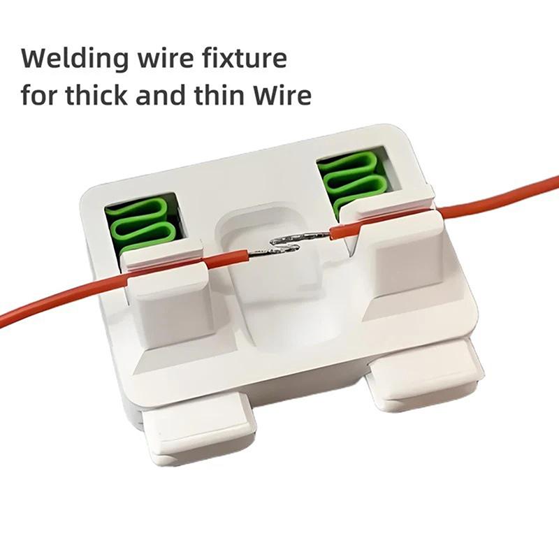 2Pcs Plastic Welding Wire Fixture Soldering Wire Holder Welding Clamp Repair Tool For Neat Wiring Solutions Wire Holder