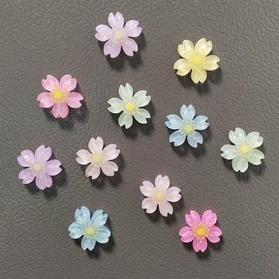 6 adet Sevimli Sakura Çiçeği Buzdolabı Magneti Mesaj Notu Po Hediyeler Ev Manyetik Etiket Mıknatıs Buzdolabı Dekorasyonu