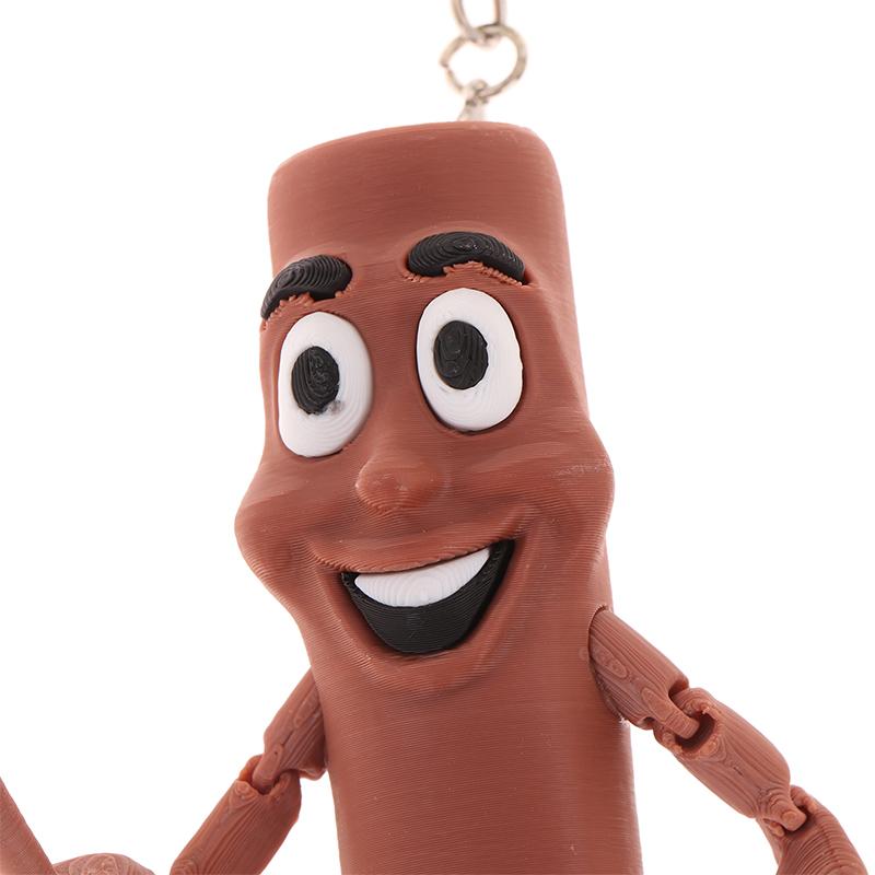 Shark Figurine Tungtungsahur Figure Keychain Desktop Decoration Articulated Tralalero Tralala Figure Ornament Funny Doll