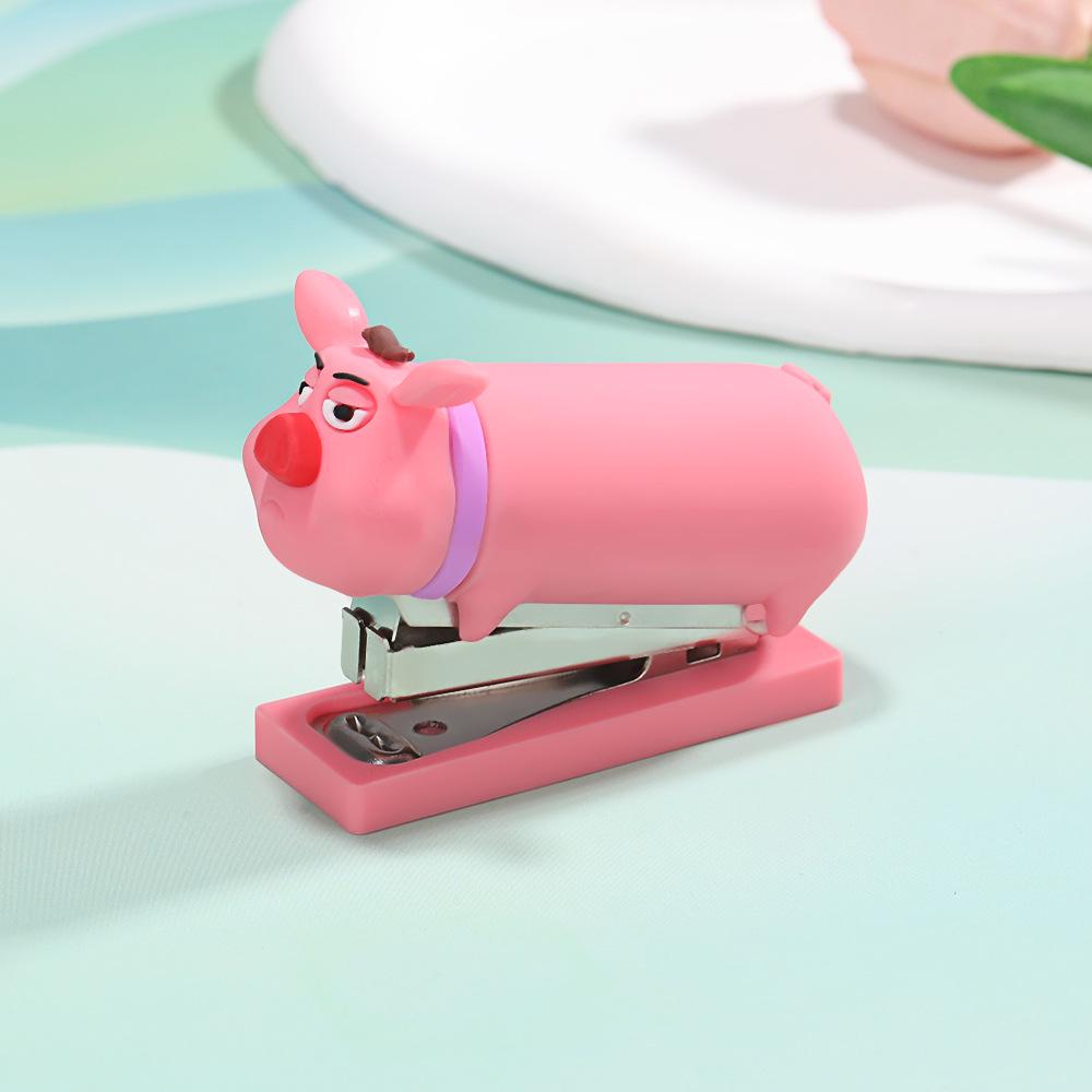 Cute Flying Pig Mini Stapler – Portable, Dual-Use for Students and Office