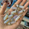 15Pcs Christmas Birthday Gifts  Healing Pointed Chakra Beads Crystals For Jewelry Making Home Office Decoration