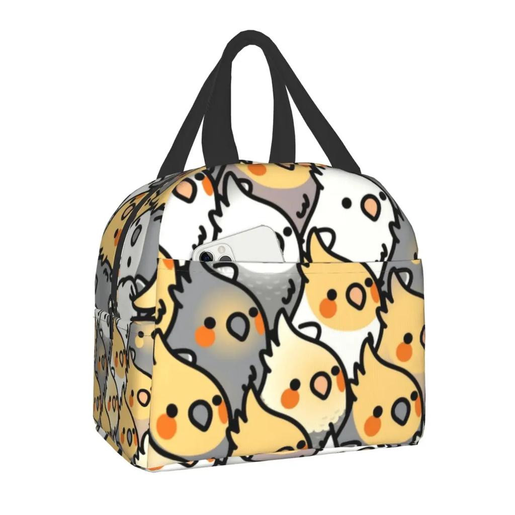 Custom Cute Penguins Lunch Bag Men Women Cooler Thermal Insulated Lunch Boxes for Adult Office