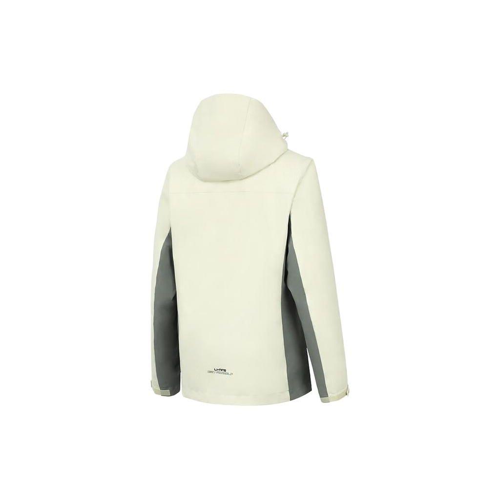 Li Ning Color Block Hooded Three-In-One Sports Jacket Women Jackets Light-Tea-Green AWBT014-1