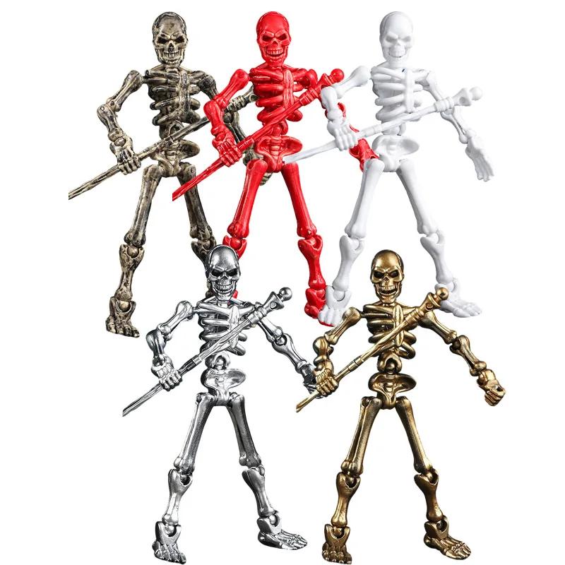 Magnetick Trojrozměrn Hračka Na Sestavení Modelu Lebky Vícečlnkov Dekorace Z Lebky A Kostí Akční Figurky Anime Hra