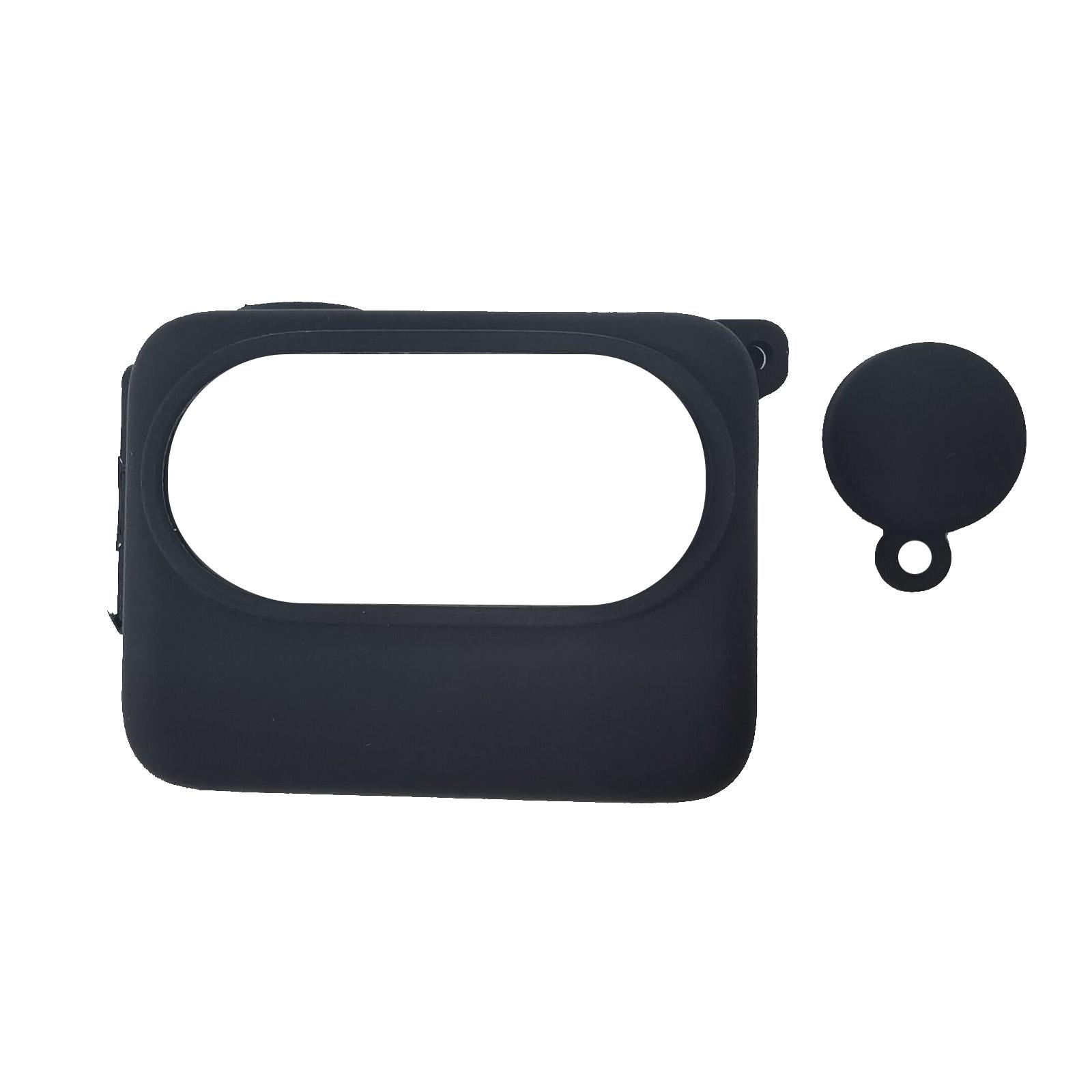 

Soft Silicone Case Protections Sleeve Anti-drop Protections Cover Wear-resistant Housing Skin for 360 GO 3 Thumb Camera чёрный