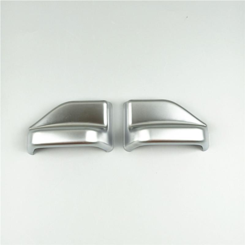 

Car Safety Belt Decorative Frame Cover Trim 2Pcs For Mercedes Benz X156 C117 W176 GLA CLA A Class 2013-2018 Chrome ABS