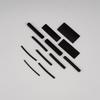 Heat Shrink Tubing: Various Specs, Easy Application, 900 pcs in Black Box.