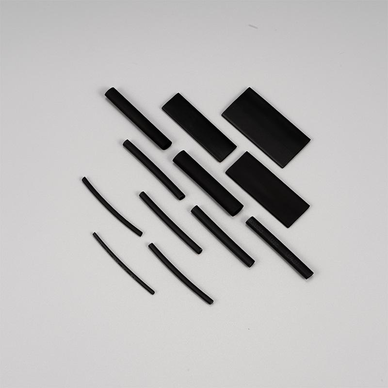 Heat Shrink Tubing: Various Specs, Easy Application, 900 pcs in Black Box.