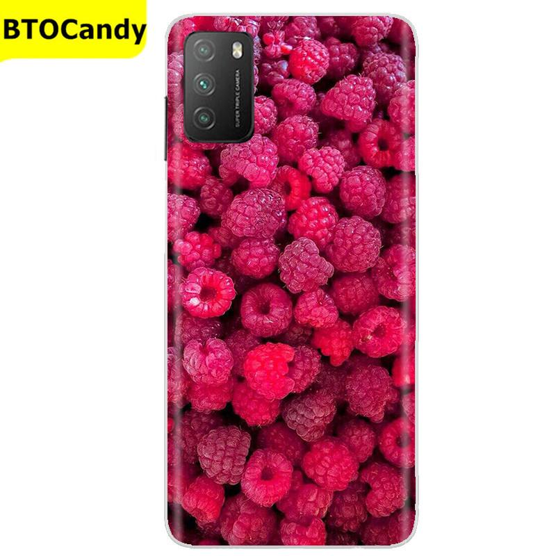 Für POCO M3 Hülle, Weiche Silikon-Rückseite, Telefonhülle für Xiaomi Poco M3 Pro 5G, Rückseitige Abdeckung, Weiche TPU Coque für POCO M 3 M3 Silikonhülle