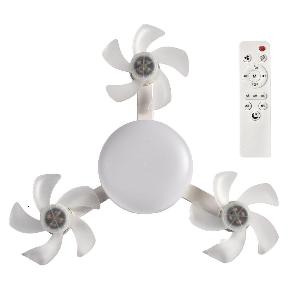 LED Drone Ceiling Fan with Light, 50W/60W E27/E26 Ceiling Fans Lights Dimming Fan with Remote, For Bedroom/Garage/Kitchen