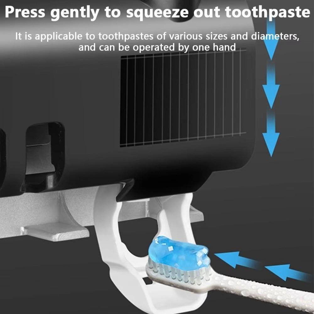 Infrared Sterilizing Automatic Toothpaste Dispenser USB Recharge Toothpaste Squeezer  Family