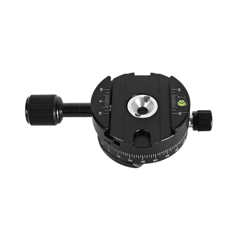360 Degree Panoramic Rotating Quick Release Plate Clamp Tripod Head Mount Quick Release Plate Clamp with 1/4 Screw 1