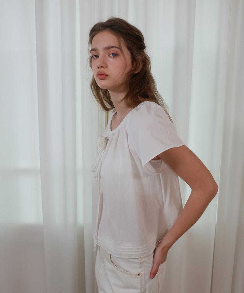 Shearing Claire Blouse_[Ice]