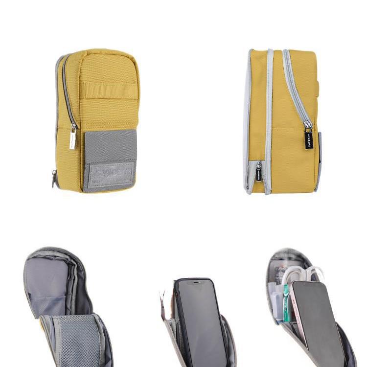 Kokuyo MAG CRITZ Standable Phone & Pencil Case - Large Capacity, Polyester