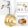 Durable Brass Faucet Adapter Dual Interface Garden Tap Connector New Universal Tap Adapter  Outdoor