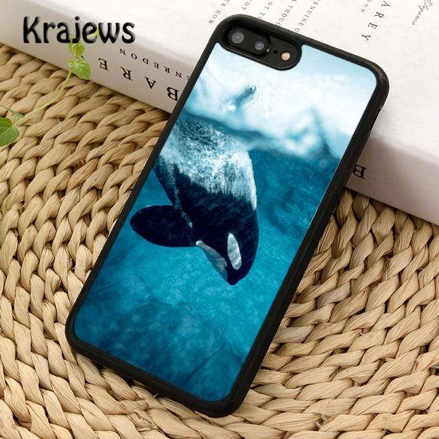 Kryt na telefon Krajews Killer Whale Orca Under Water pro iPhone 14 6s 7 8 plus X XR XS 11 12 13 pro max Samsung S21 S22 ultra