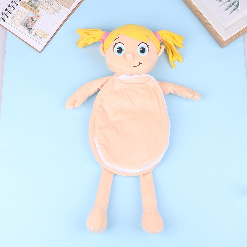 Детские Монтессори Игрушки 3D Пазл Анатомия Человека Кукла Органы Тела Обучающие Пособия Плюшевая Игрушка Анатомия Человека