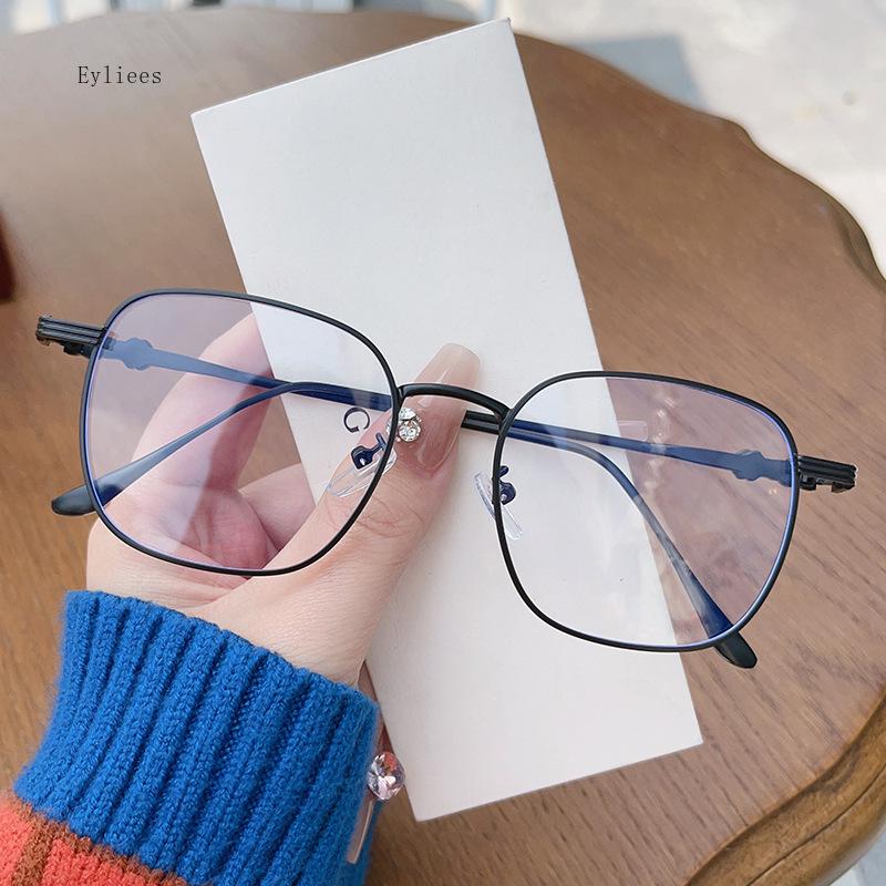 Myopia Glasses  Women'S Fashion Metal Frame Anti Blue Glasses Eye Glasses For Women