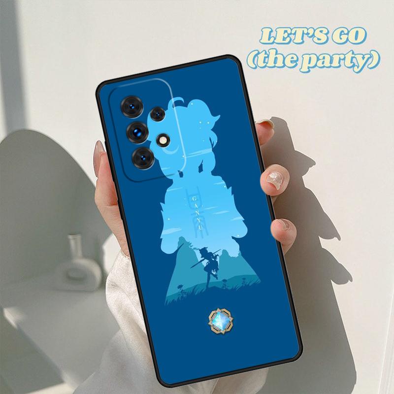 Genshin Impact phone case For Samsung Galaxy A42 A31 A40 A51 A71 A32 A80 A91 A52 A72 A73 A20e A21S A50 A70 A11 A12 Cover