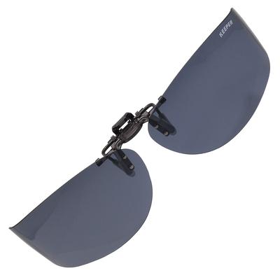 [cliponkeeper] Keeper Japanese-made Polarized Clip-on Sunglasses That Can Be Worn Over Eyeglasses. UV Protection, Ultra-lightweight, Flip-up Style,