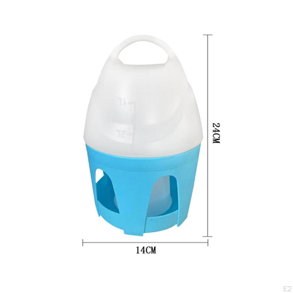 Pigeon Water Dispenser Bird Feeder Automatic, Hanging Drinker, Pot Container for