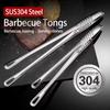 Edelstahl Küchenzange BBQ Grill Fleisch Barbecue Zange Clip Lebensmittelwerkzeuge Kochpinzette Lebensmittelzange CFQJ002