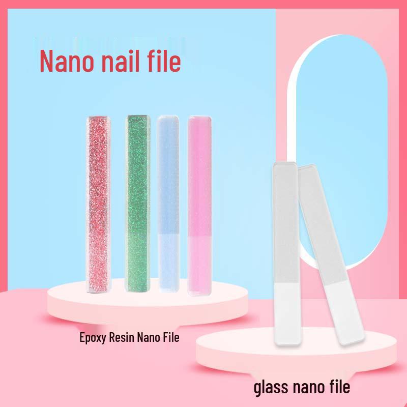 In Stock Glass Nail File - Polishing, Grinding & Shining Tool for Manicures