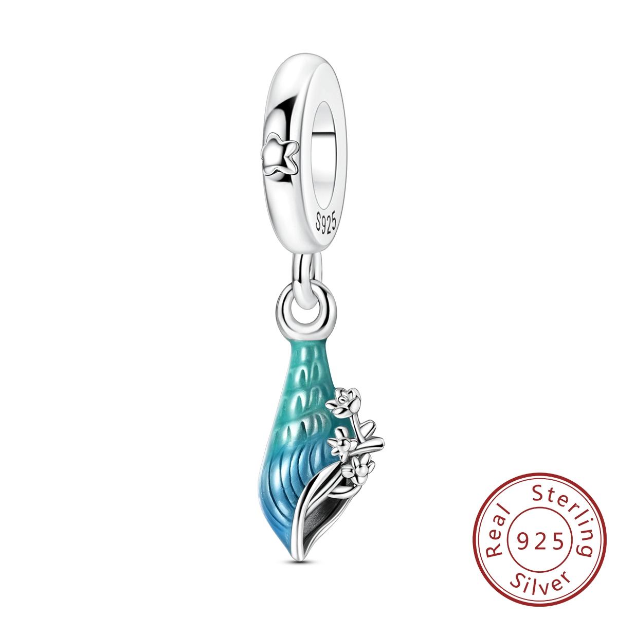 

Copper Charms Conch Blossom Pendant Fit Original Pan Bracelet Necklace Diy Gift For Women Party