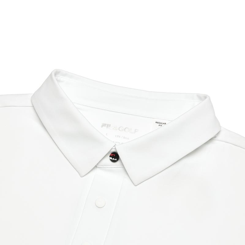 New FILA Polo Shirt Men's Jade White A61M425109FWT