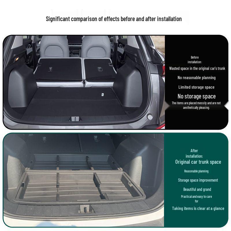 Compatible with 19-26 Binyue L/COOL Trunk Storage Box Conversion Kit.