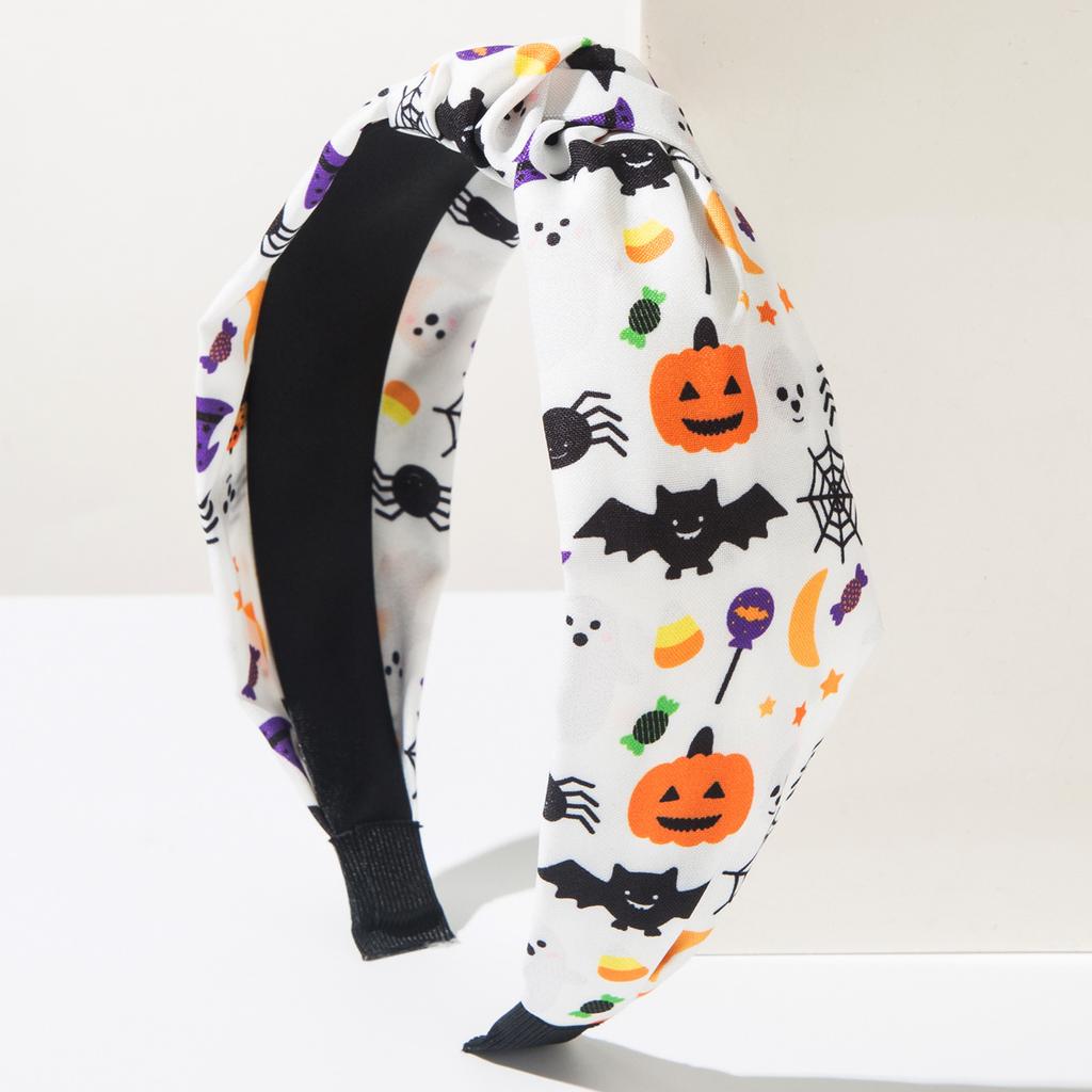 Cartoon Halloween Haarreif Bunter Kürbis Spinnen Haarreif Kürbiskopfband Fledermaus Geist Kopfband Für Halloween Party Geschenk Frauen