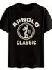 T-shirt Grafica Vintage Arnold Strongman Bodybuilder