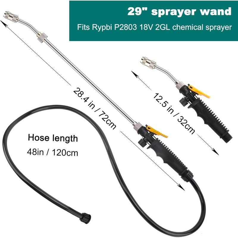 

High Pressure Power Car Washer Spray Nozzle Hose Wand 72cm Metal Water Jet Garden Water Sprinkler Washing Cleaning Tool