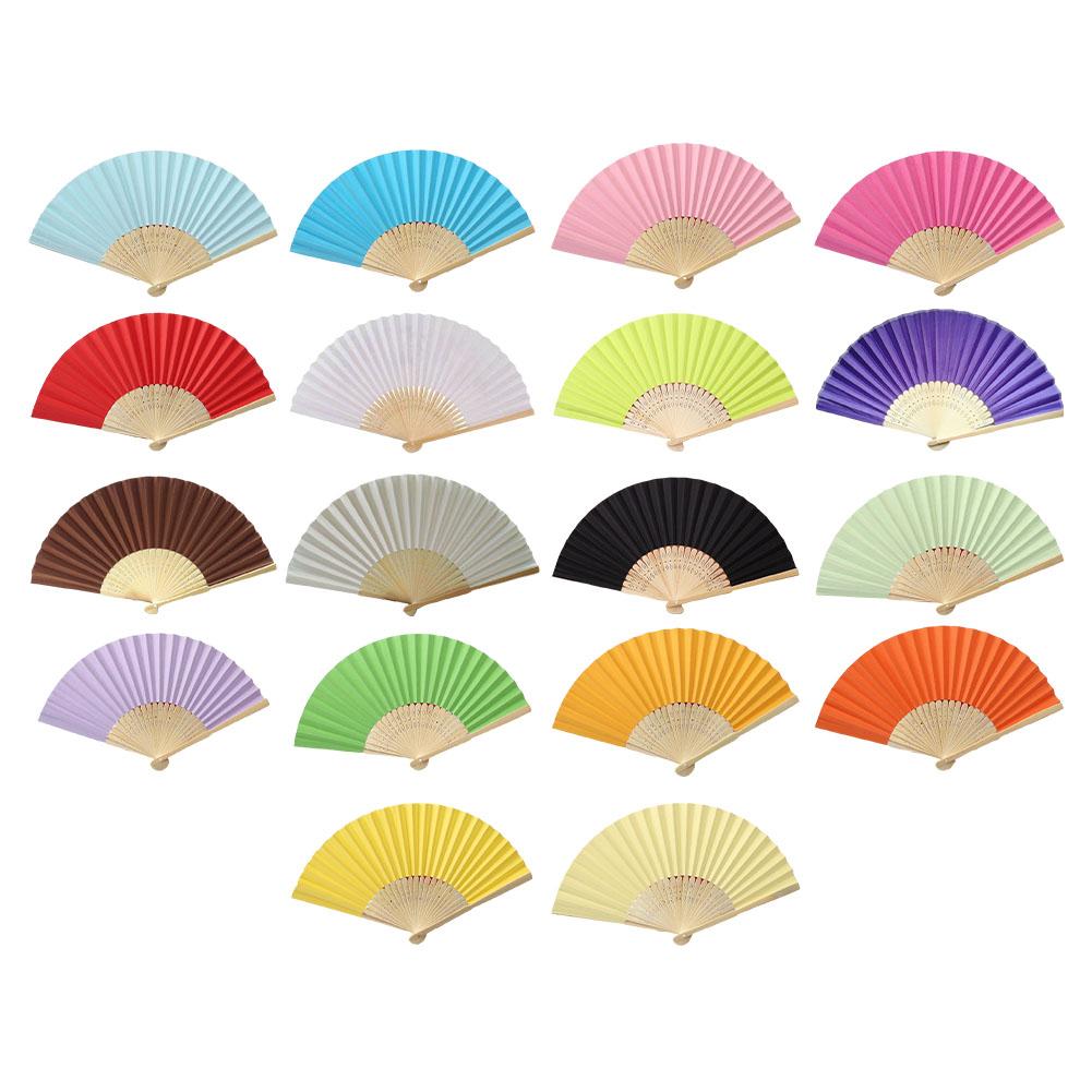 Unique 7Inch Folding Fan Handmade Chinese Style Paper Fan for Weddings Parties and Events Easy To Carry and Elegant