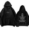 32025 neuer DOMIN Kreuzflügel vorne und hinten bedruckter Konzert mit dem gleichen Hoodie Pullover Reißverschluss Jacke
