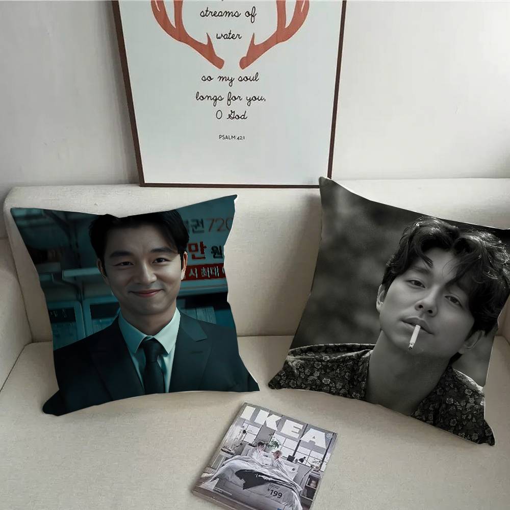 Custom G-Gong YooS KPOP Pillow Case Home Decor Throw For Sofa Bed Car Room Decor Gift Idea