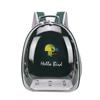 Bird bag Parrot bag Go out Backpack Transparent bird cage Porous Portable gray machine Xuanfeng tiger skin