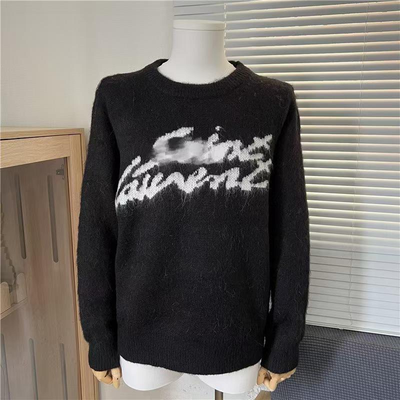 European Trendy Unisex Mohair Sweater - Autumn/Winter Collection
