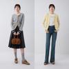 ELLE Cashmere Blend Wool Knit Cardigan