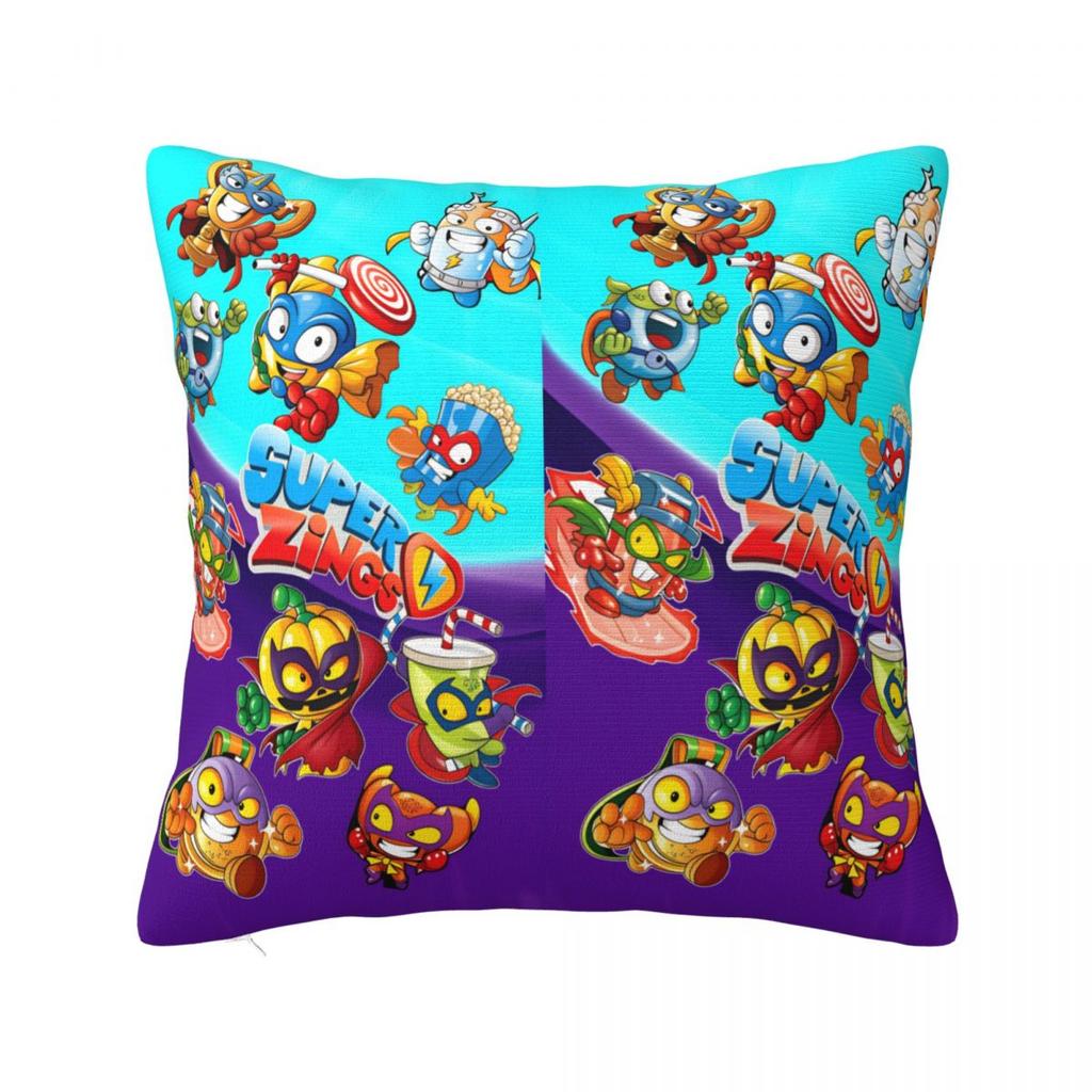 Super Zings Game Pillow Cover Cartoon Polyester Pillow Case Cushion Cover Fashion Pillowcases For Chair Sofa Home Decoration