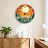 Artistic Luminous Wall Clock Sunset Mountain Luminous Number Clock For Living Room Bedroom Gift For Home Decor Enthusiasts