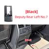 Seat Track Cover Rail Trim Front Left Right for Mercedes-Benz GLE W166 GLS W292 Black 1669190500 1669190800