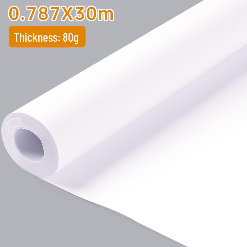 Extra Long Children's Drawing Paper Roll - Large White Canvas for Painting