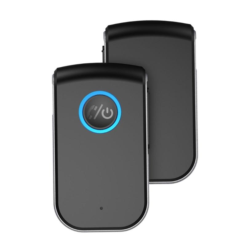Car Adapter Featuring Double Device Connection for Wireless Music Streaming Via Aux Port Outdoor Speaker Connectivity