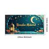 Bannière Ramadan Moubarak Lanterne Festival Islamique Toile de Fond Lune pour Décoration Aïd Accessoires Photo Fournitures de Fête Événement Ramadan