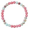 Handmade Natural Shoushan Stone & Red Jade Bracelet: Simple, Elegant Design for Cultural and Creative Style
