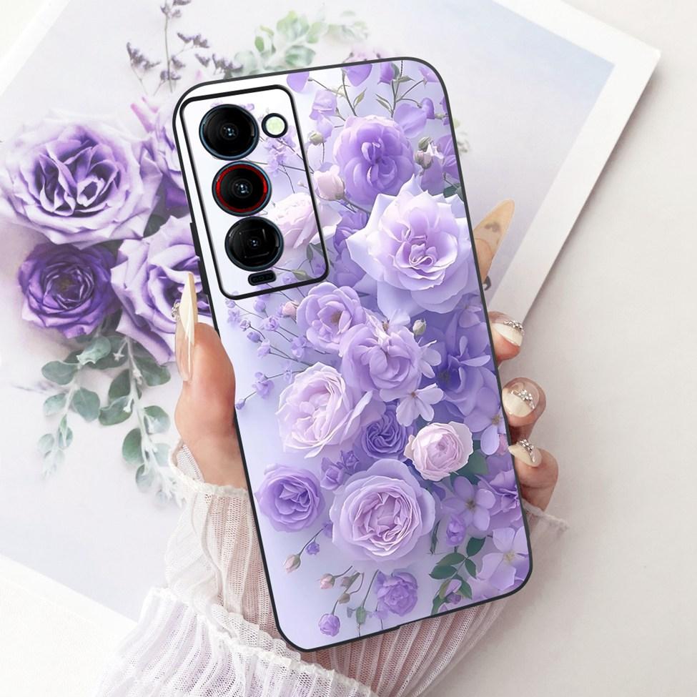 Handyhülle Für Tecno Camon 18P Hülle CH7 Süße Katze Mode Lustig Bemalt Fundas Für Tecno Camon 18P Gehäuse