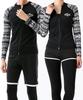 Dangun Cool Air Stone Print Zip-Up Long Sleeve Rash Guard